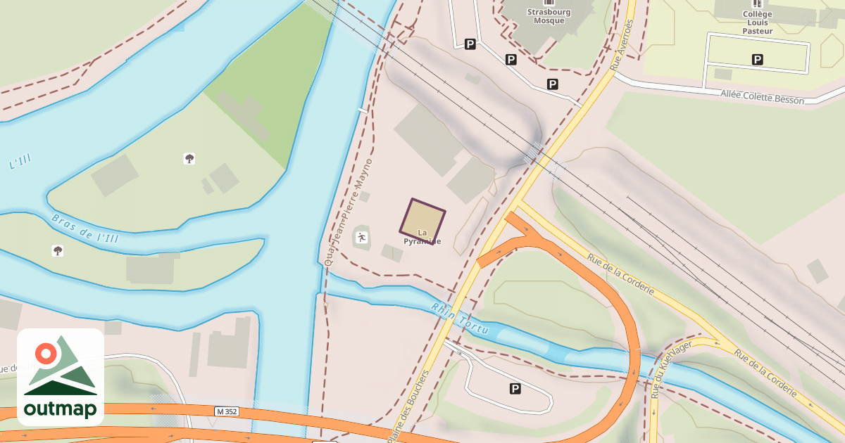 Map of La Pyramide