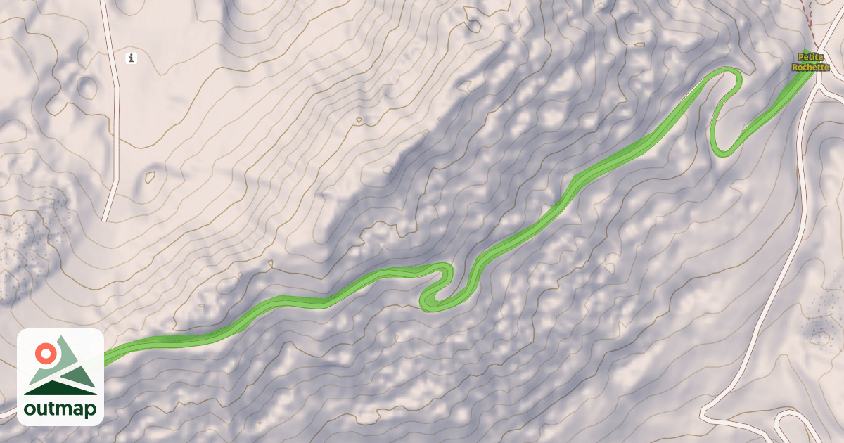 Map of Petite Rochette
