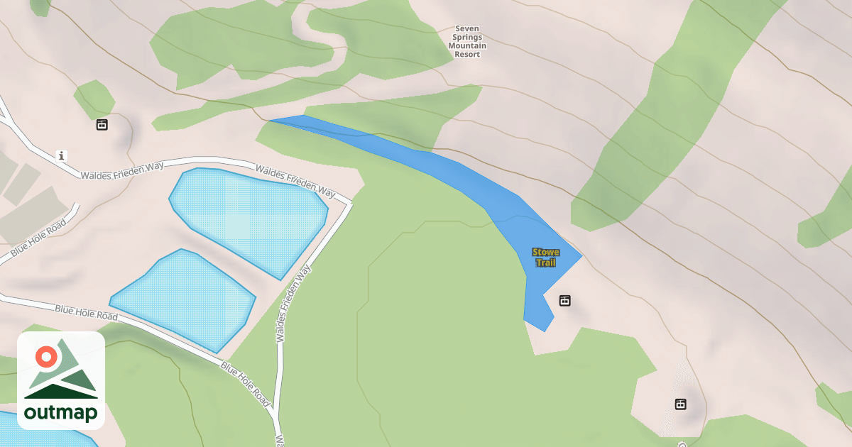 Map of Stowe Trail
