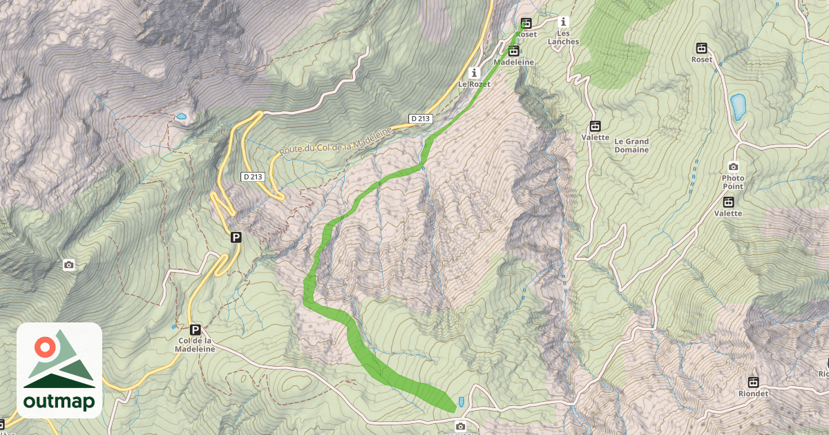 Map of La Madeleine