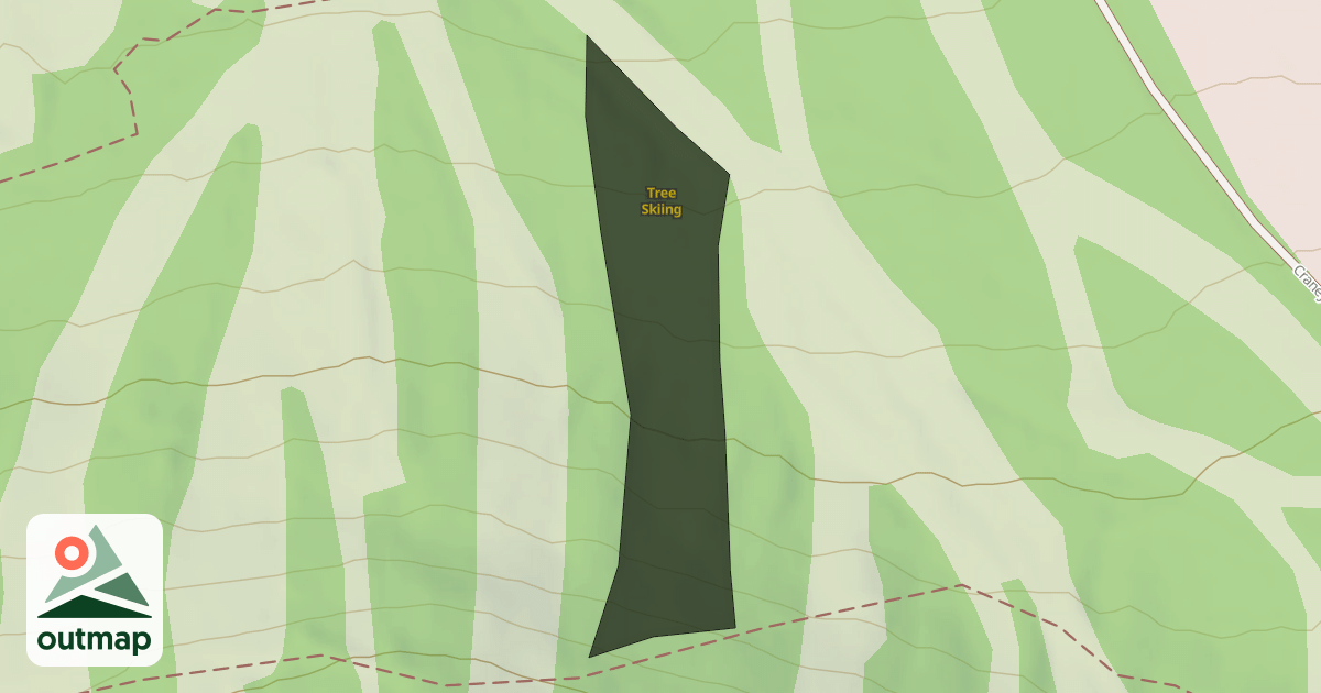 Map of Tree Skiing