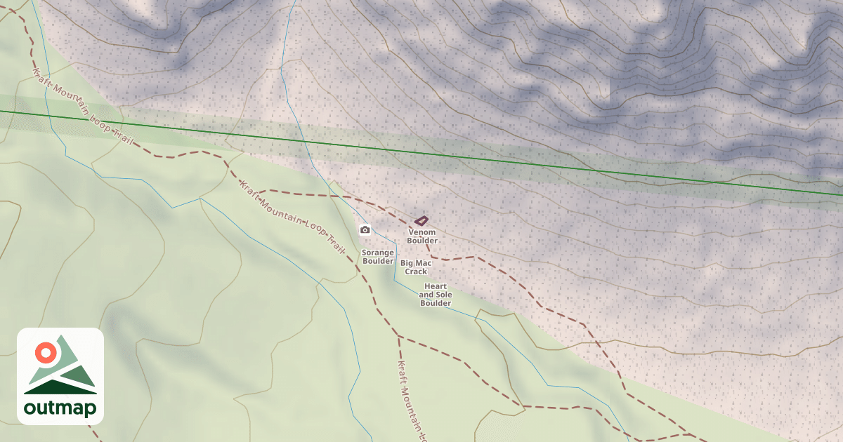 Map of Venom Boulder