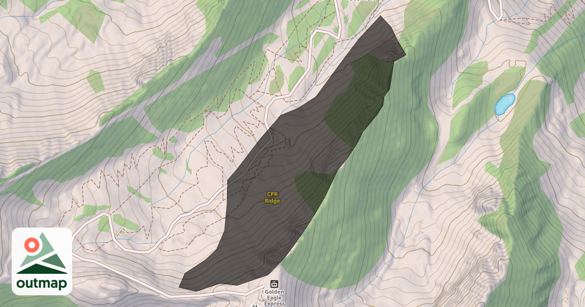 Map of CPR Ridge
