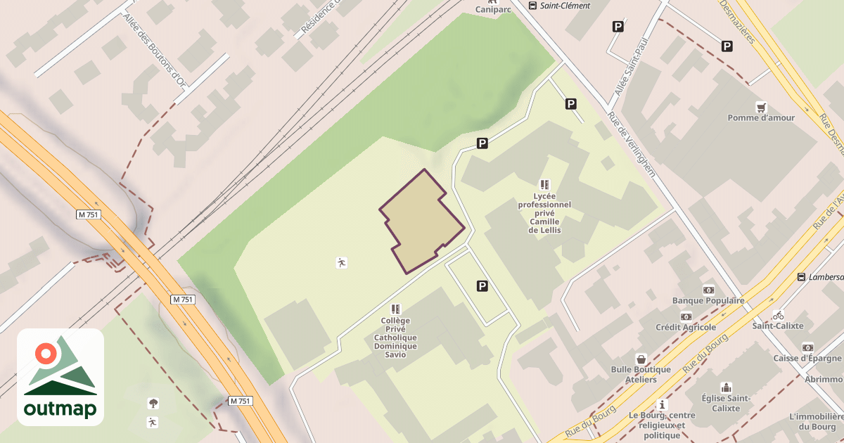 Map of Climbing Gym