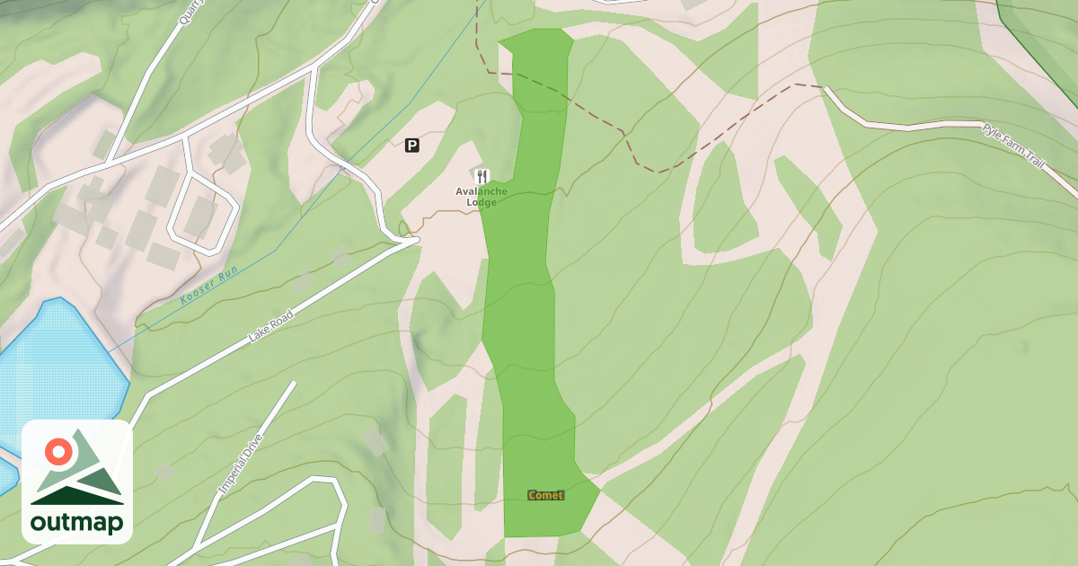 Map of Comet