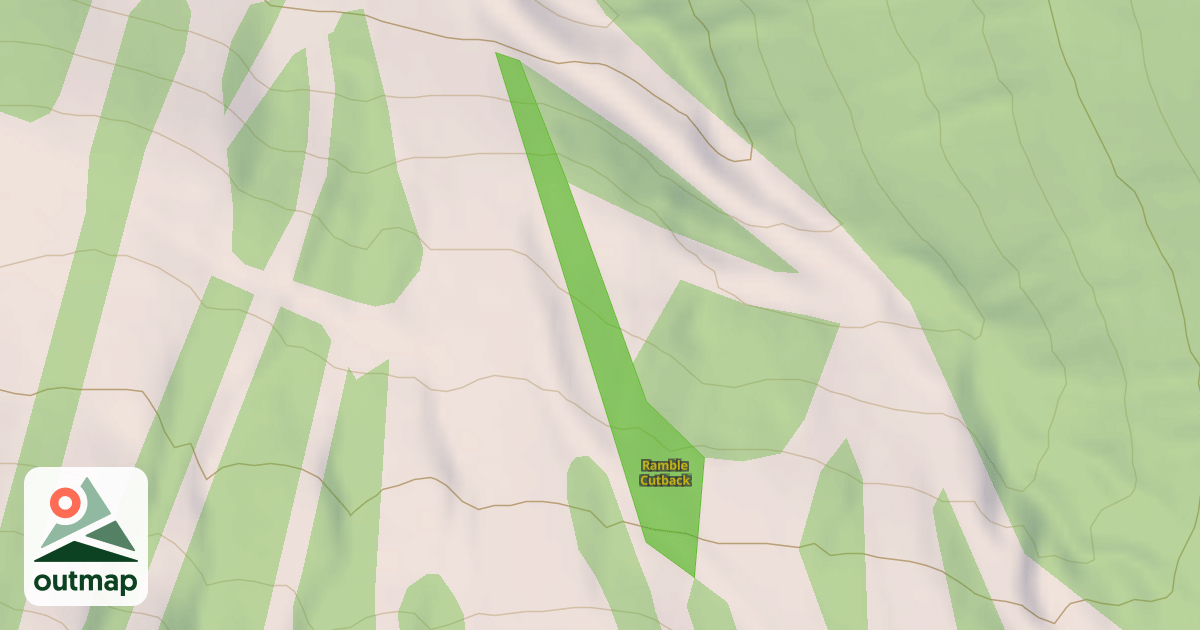 Map of Ramble Cutback