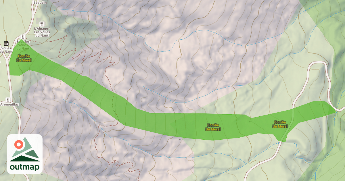Map of Combe du Morel