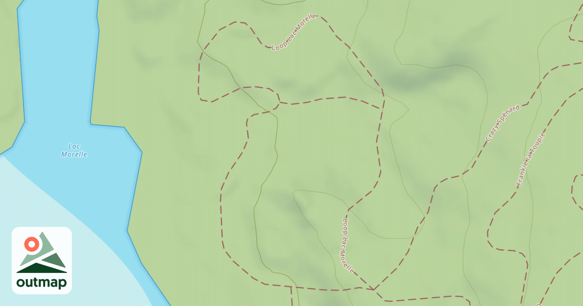 Map of Loop Lac Morelle