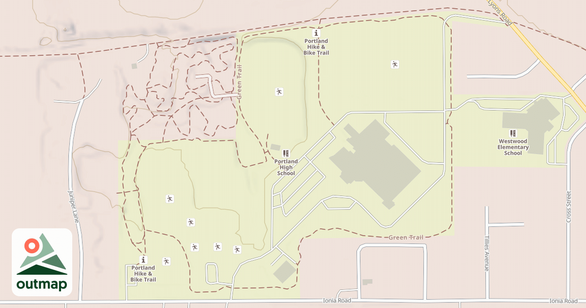 Map of Green Trail