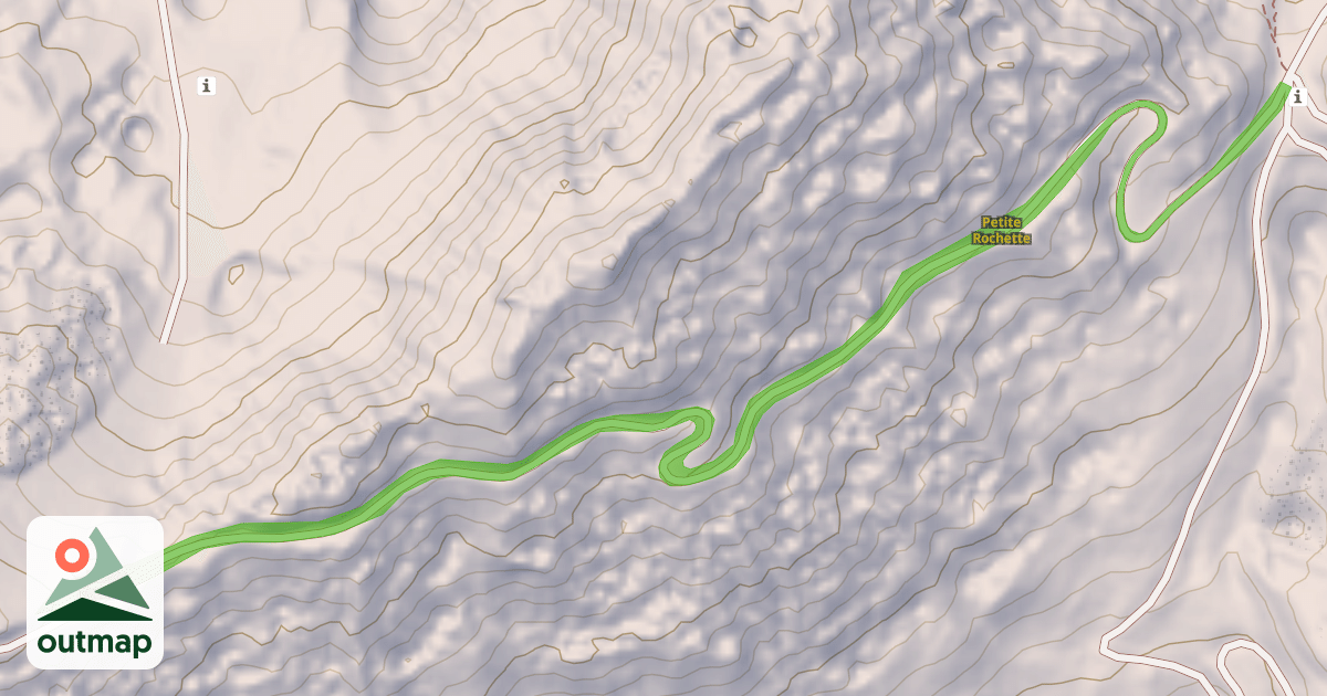 Map of Petite Rochette
