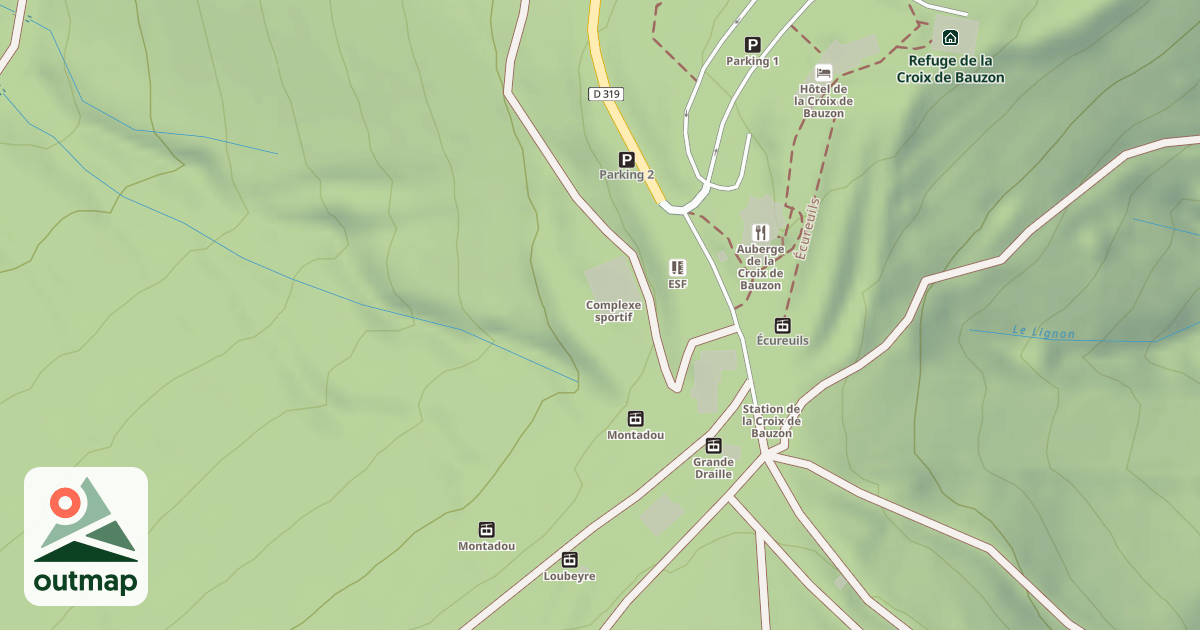 Map of LUGE