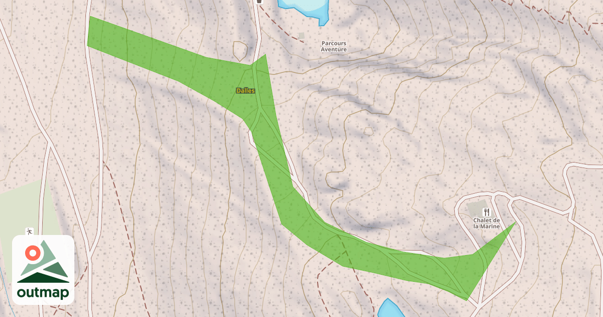 Map of Dalles