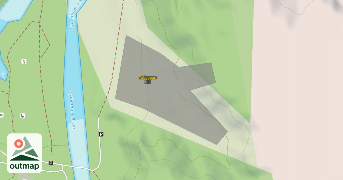 Map of Toboggan Hill
