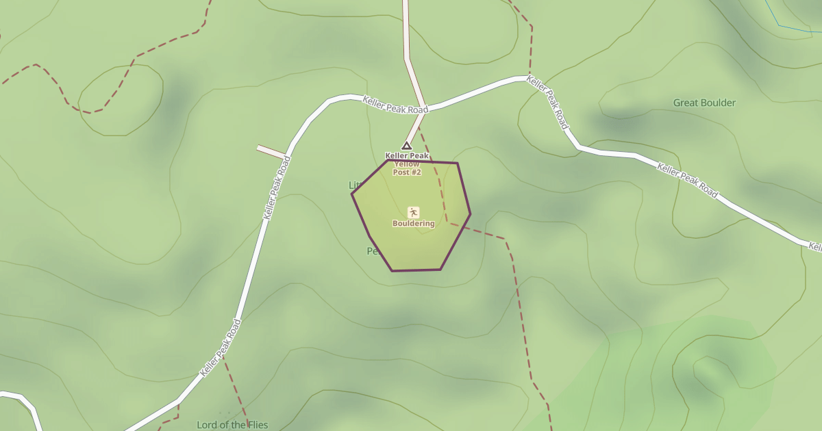 Map preview of Bouldering