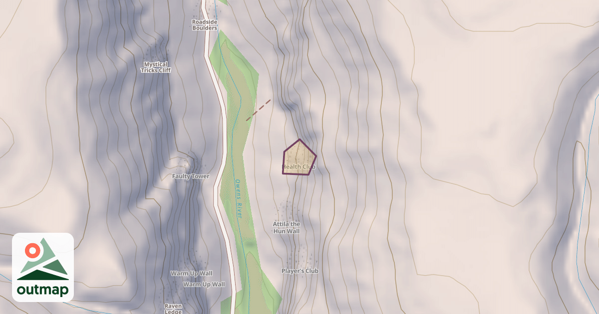 Map of Health Club
