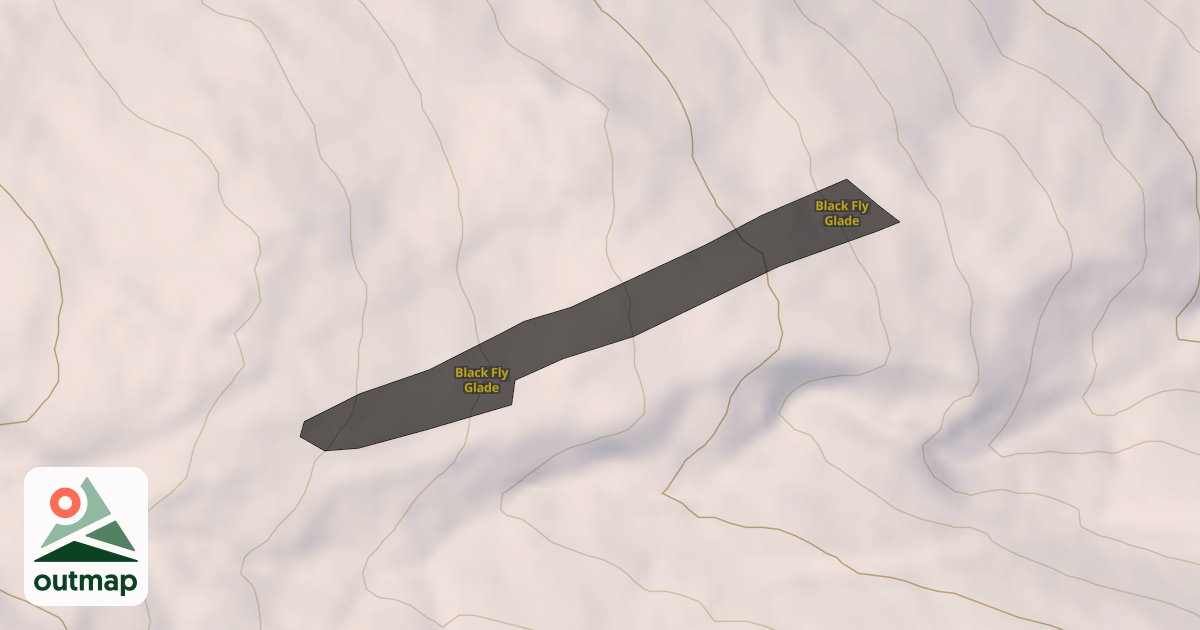 Map of Black Fly Glade