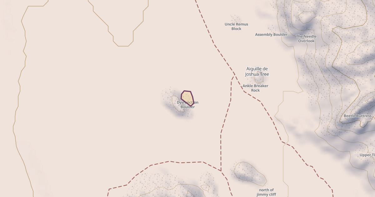 Map preview of Dysfunction Boulder
