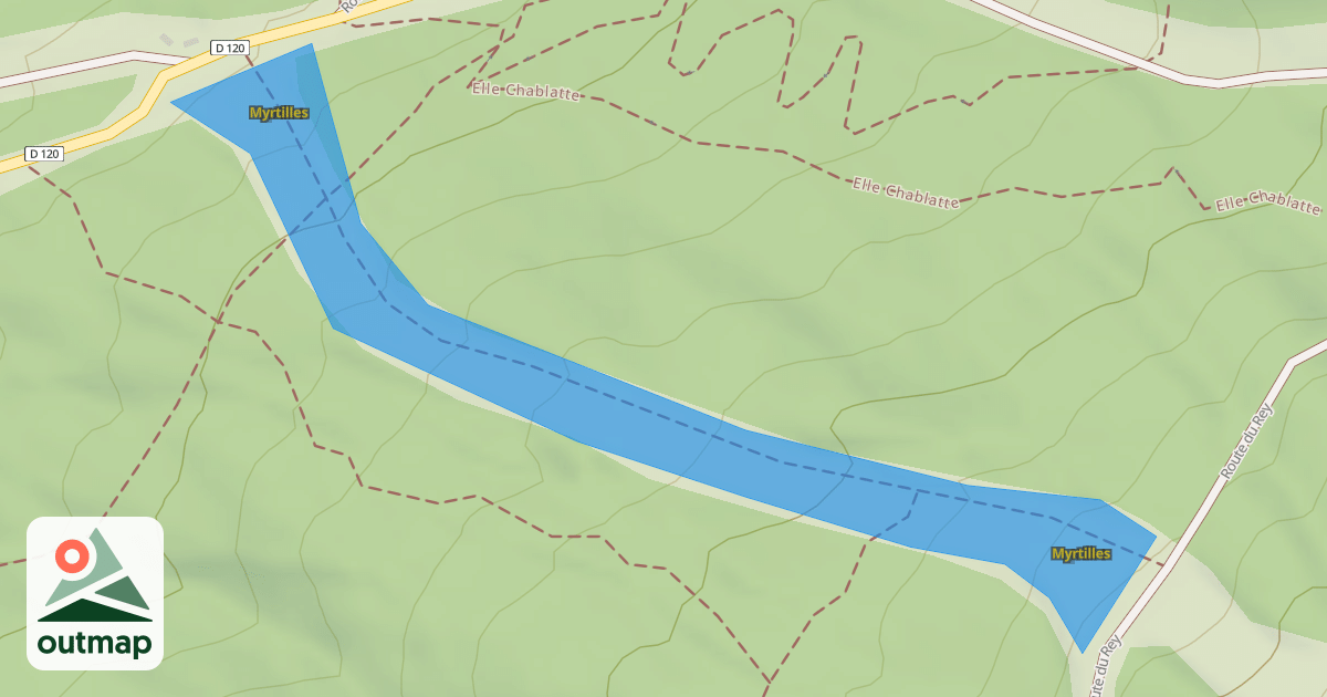 Map of Myrtilles