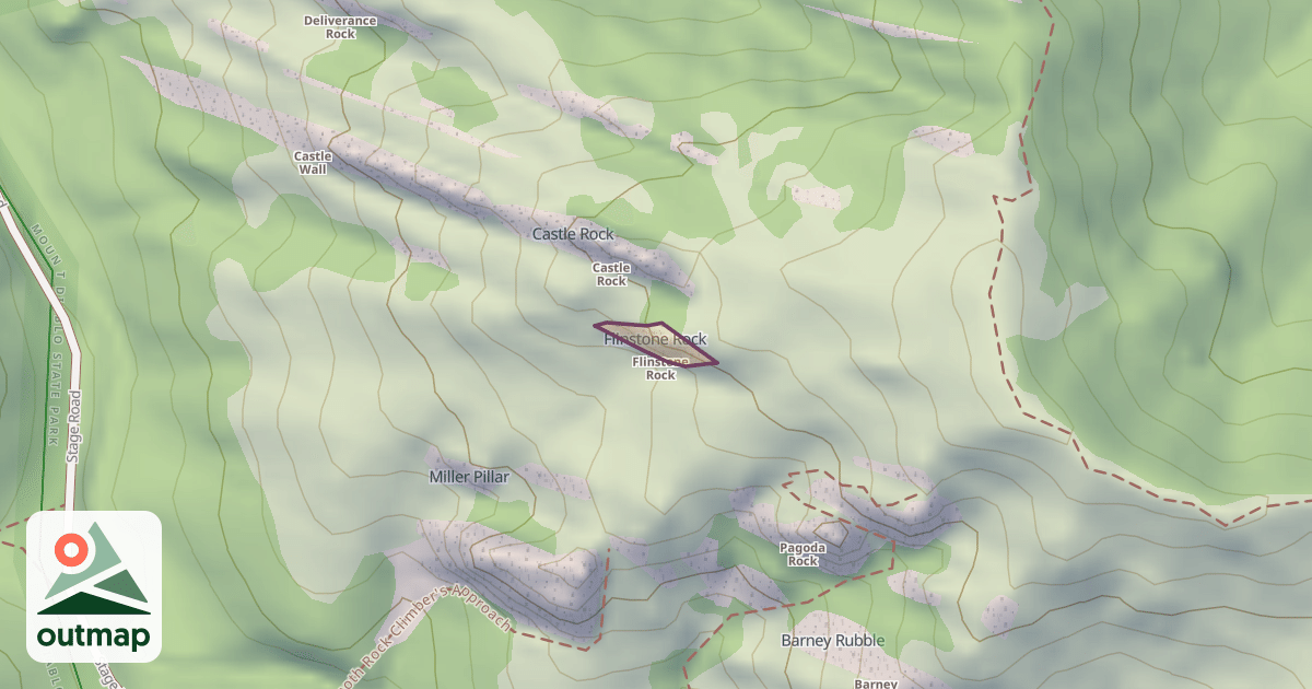Map of Flinstone Rock