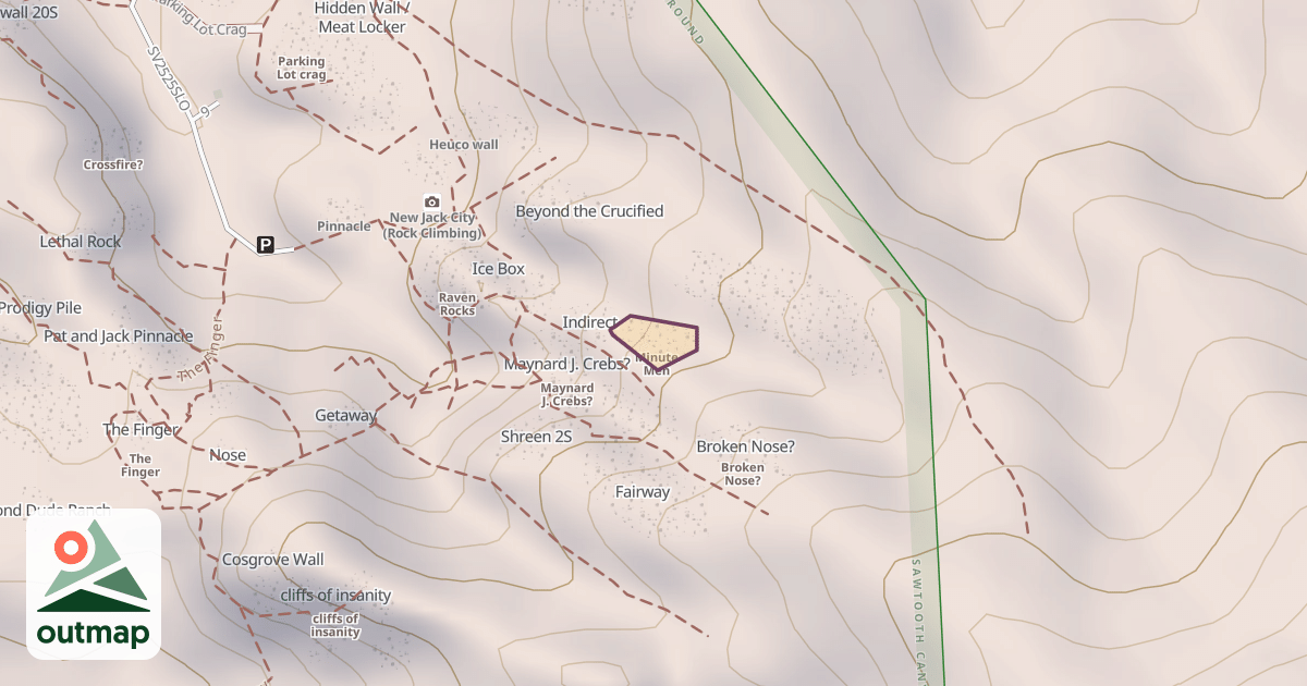 Map of Minute Men