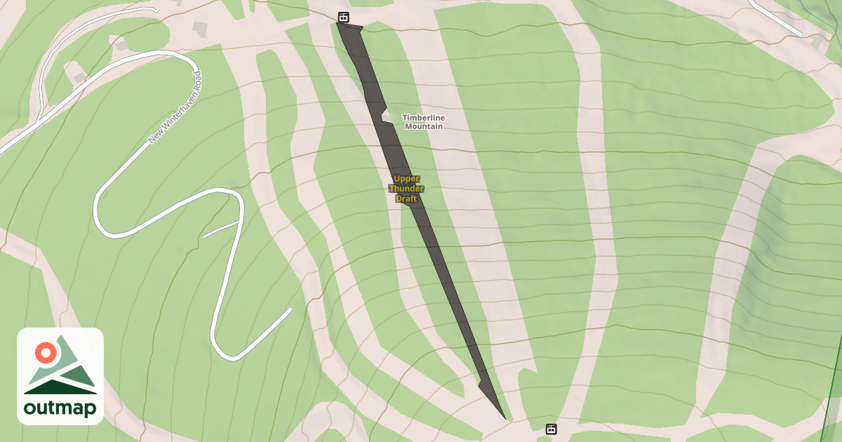 Map of Upper Thunder Draft