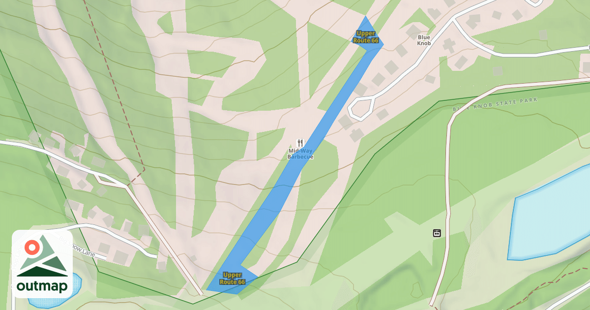 Map of Upper Route 66