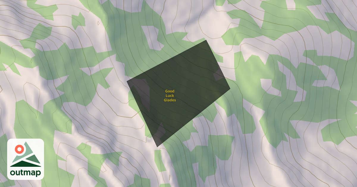 Map of Good Luck Glades