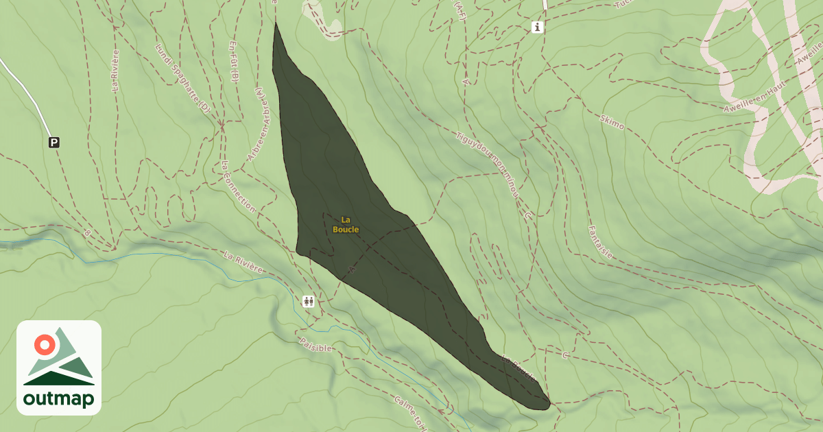 Map of La Boucle
