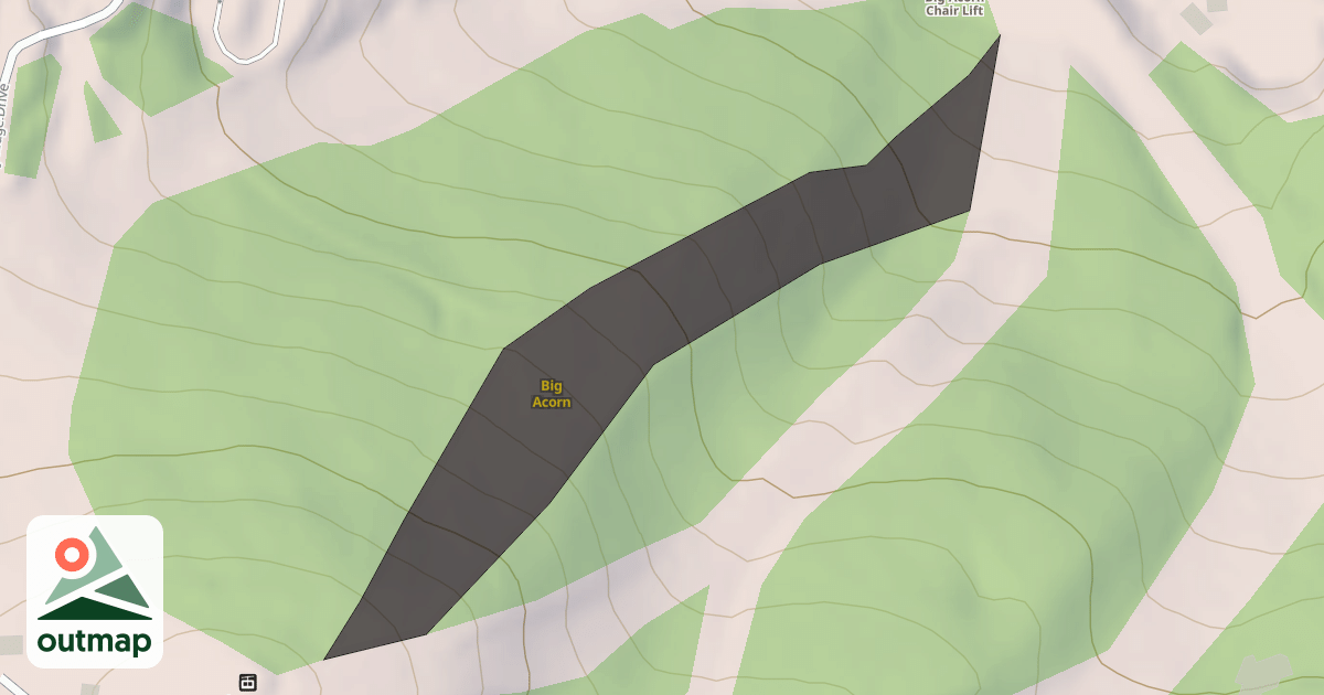 Map of Big Acorn