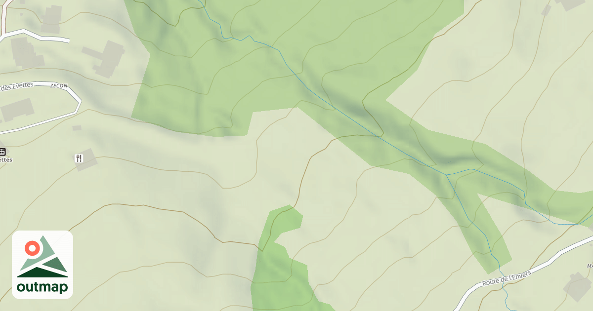 Map of Piste de luges
