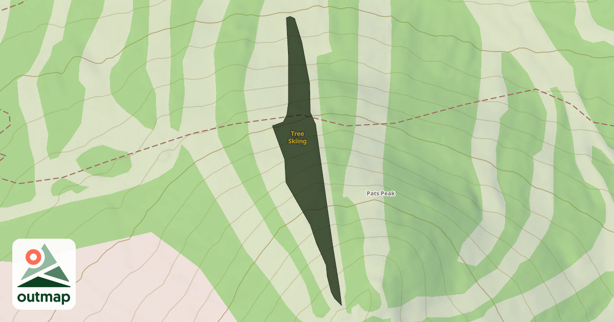 Map of Tree Skiing