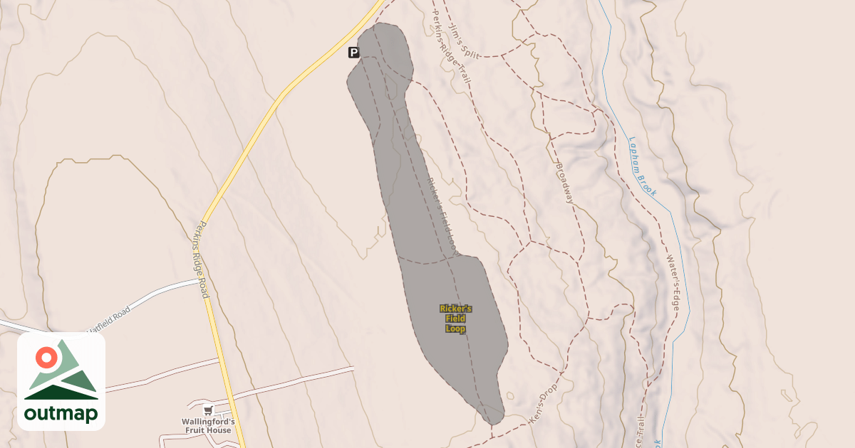 Map of Ricker's Field Loop