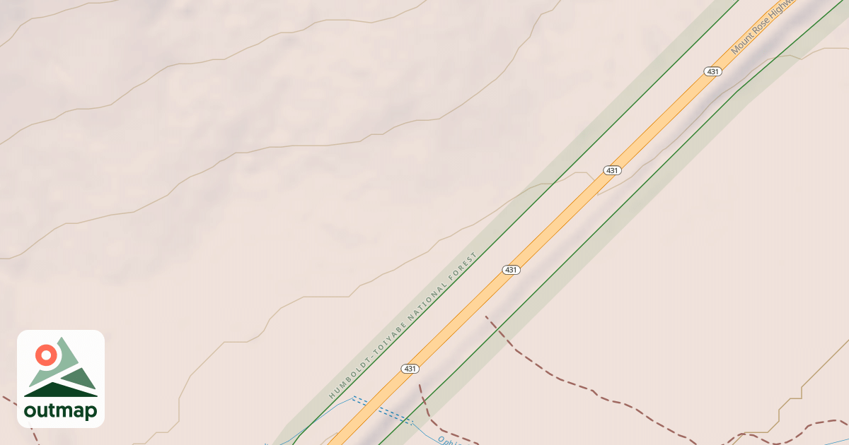 Map of Sledding Area