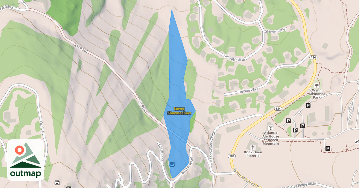 Map of Lower Shawneehaw