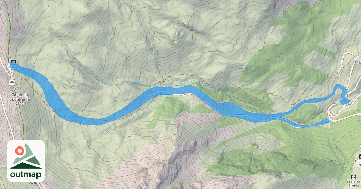 Map of Cucumelle
