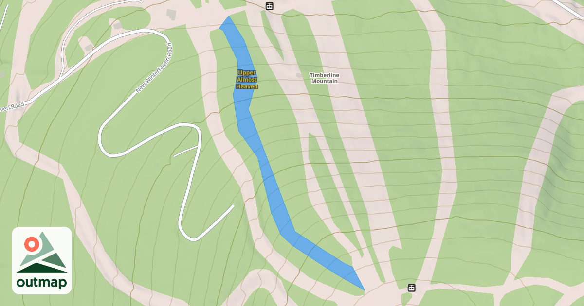 Map of Upper Almost Heaven