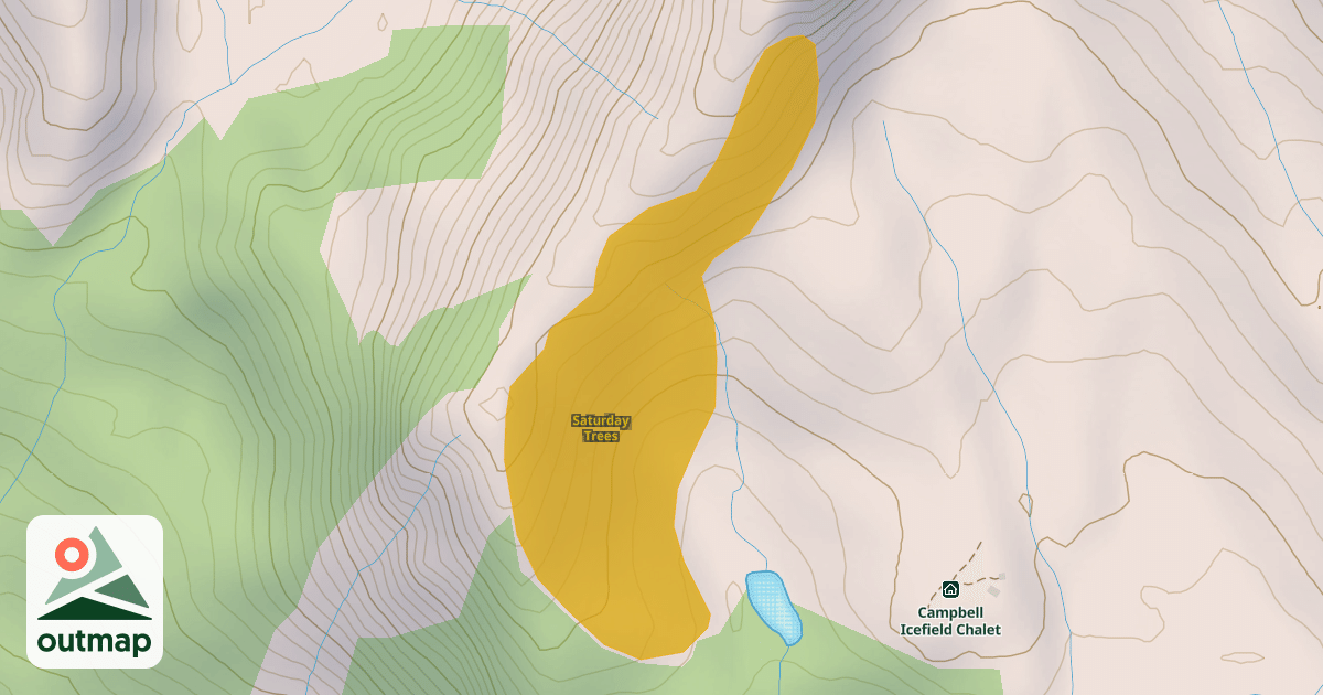 Map of Saturday Trees