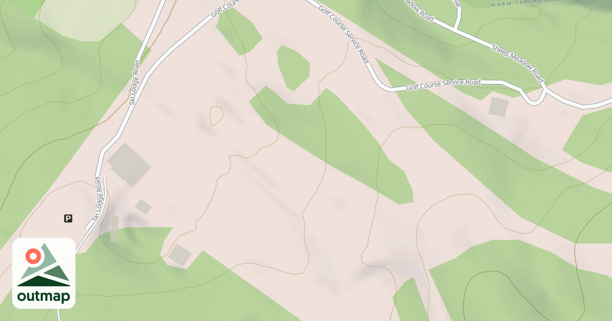Map of Penguin Slides Tubing Hill