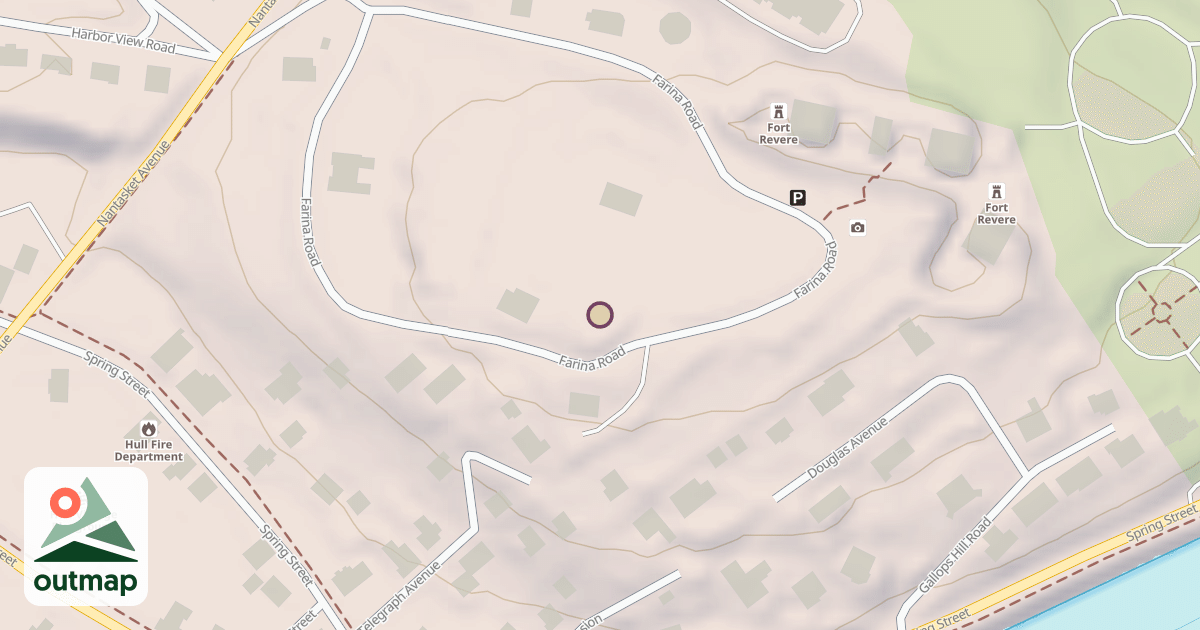 Map of Fort Revere Tower