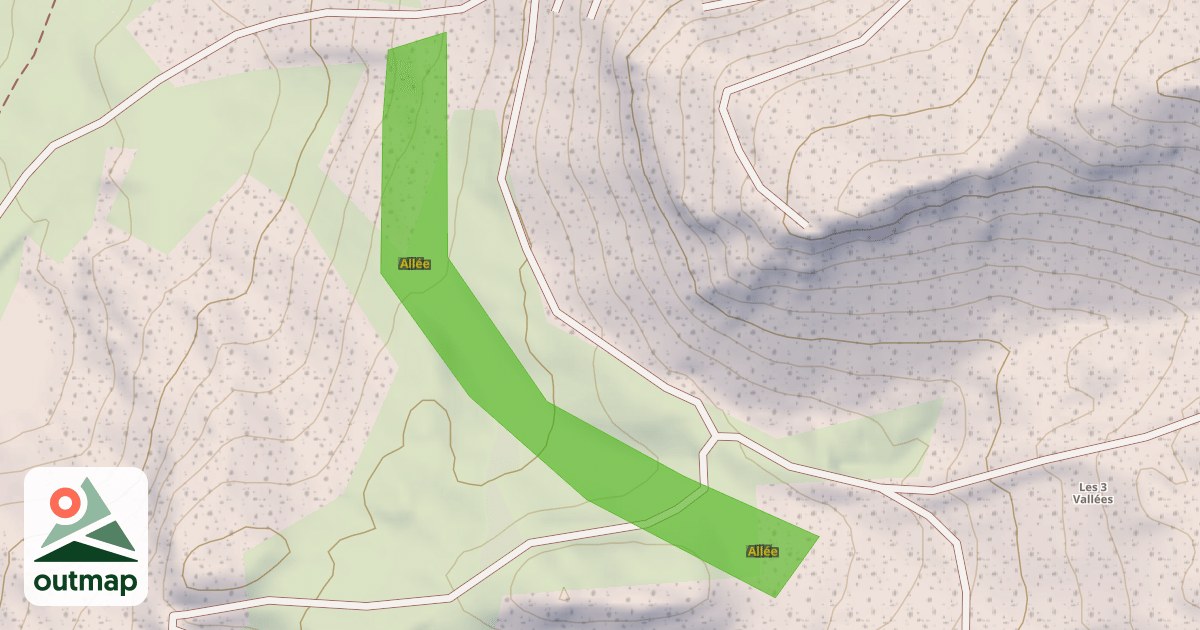 Map of Allée