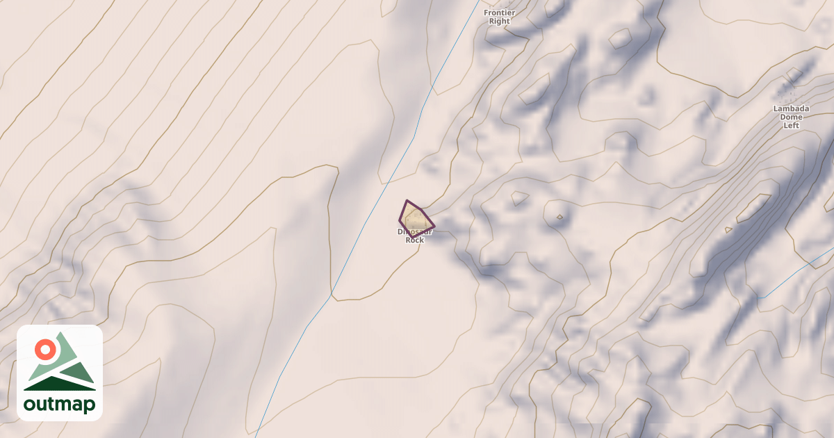 Map of Dinosaur Rock