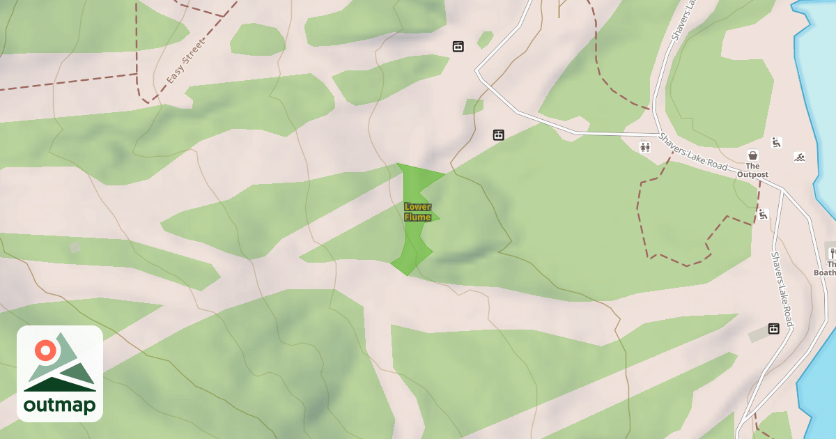 Map of Lower Flume