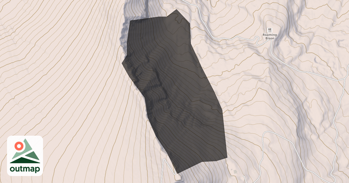 Map of Pioneer Bowl/Chutes
