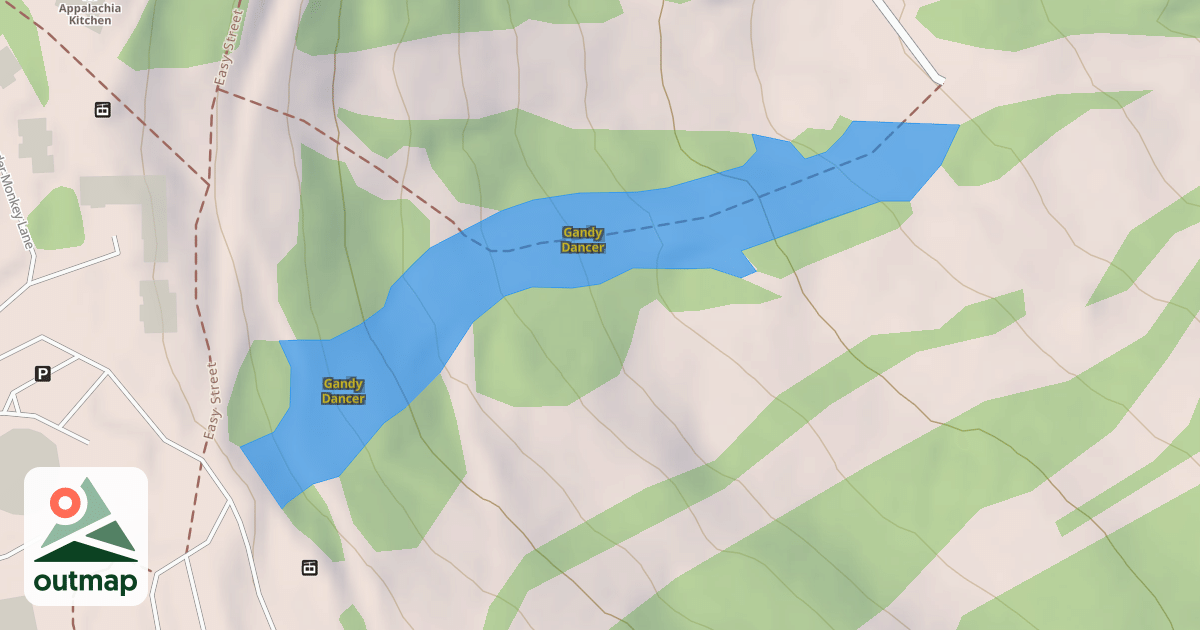 Map of Gandy Dancer