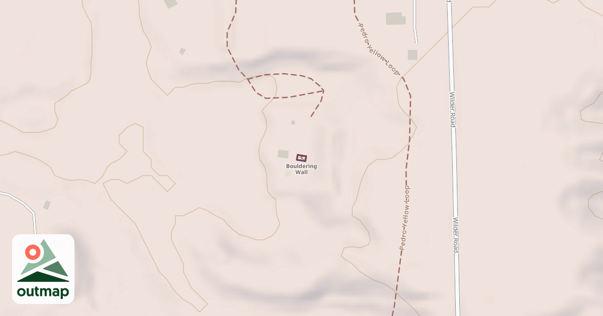 Map of Bouldering Wall