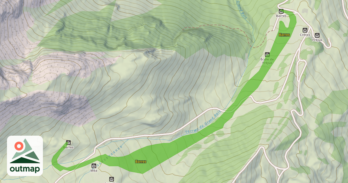 Map of Barres