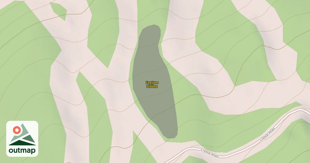 Map of Log Jam Glades