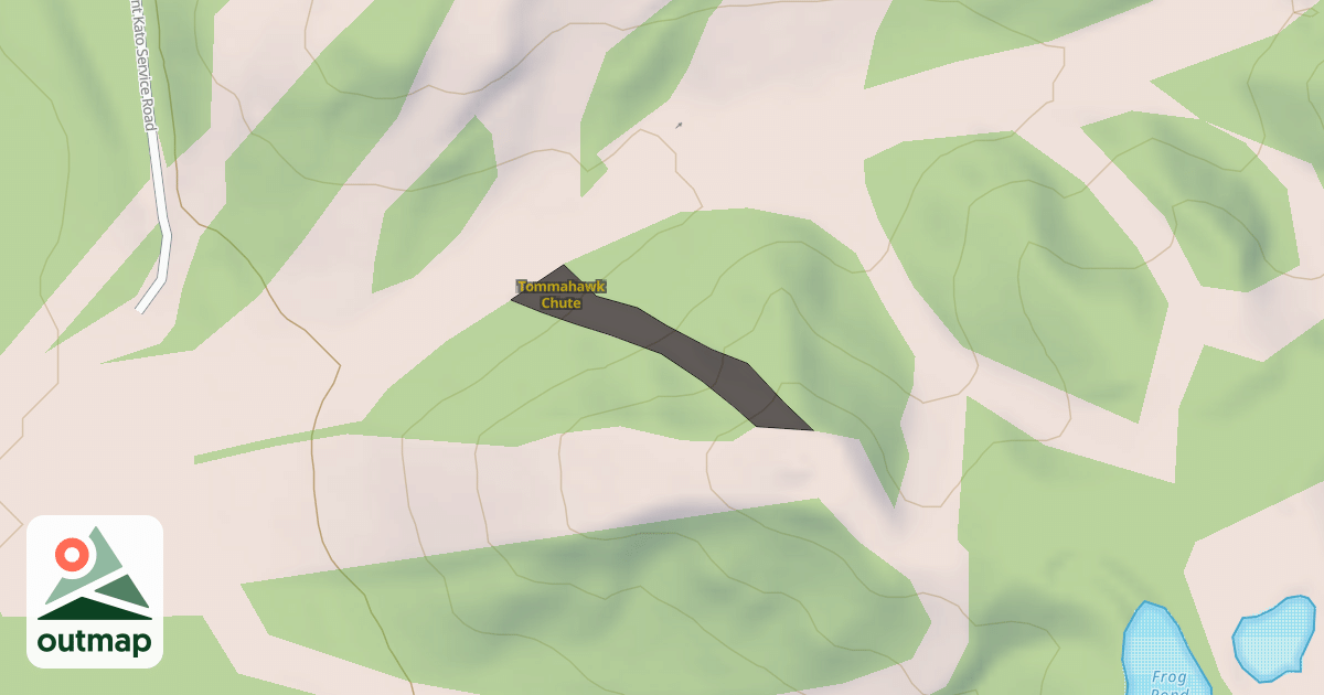 Map of Tommahawk Chute