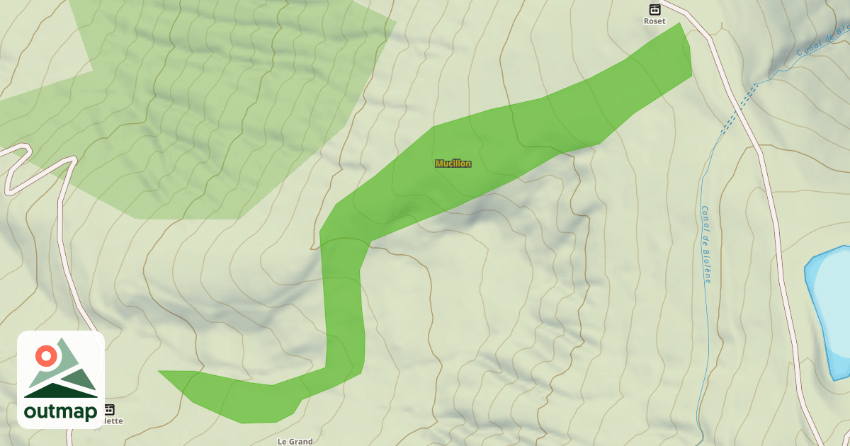 Map of Mucillon