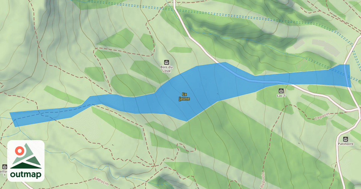 Map of La jaune
